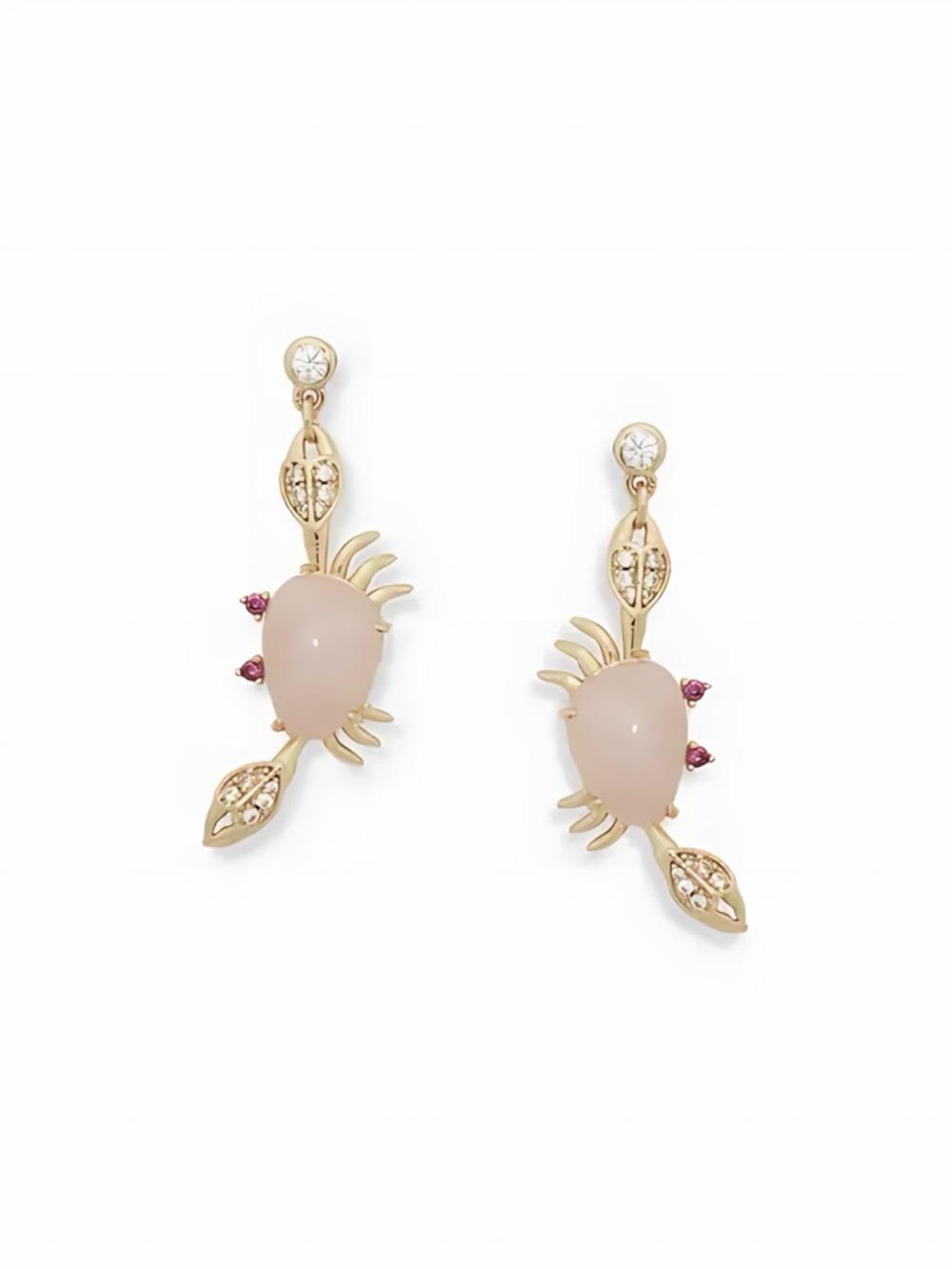 Kate Spade New York Sea Star Crab Statement Dangle Earrings Stone & Pave NWT - Picture 6 of 6